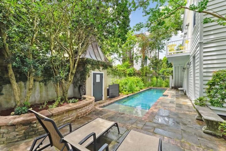 Serene Cottage With Beautiful Garden And Heated Pool Charleston Exterior photo