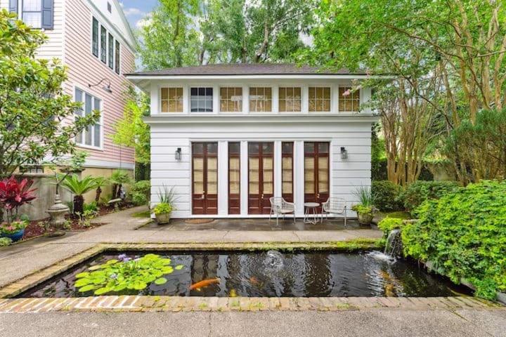 Serene Cottage With Beautiful Garden And Heated Pool Charleston Exterior photo