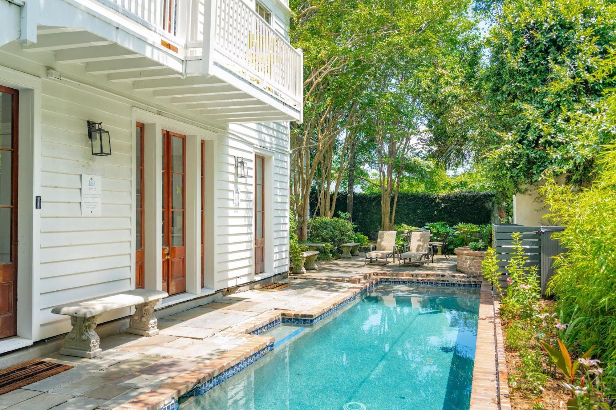 Serene Cottage With Beautiful Garden And Heated Pool Charleston Exterior photo